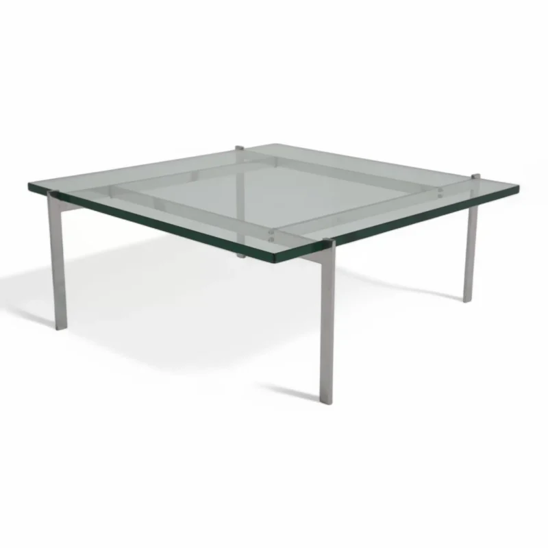 Poul Kjaerholm PK61 Coffee Table, stamped EKC.