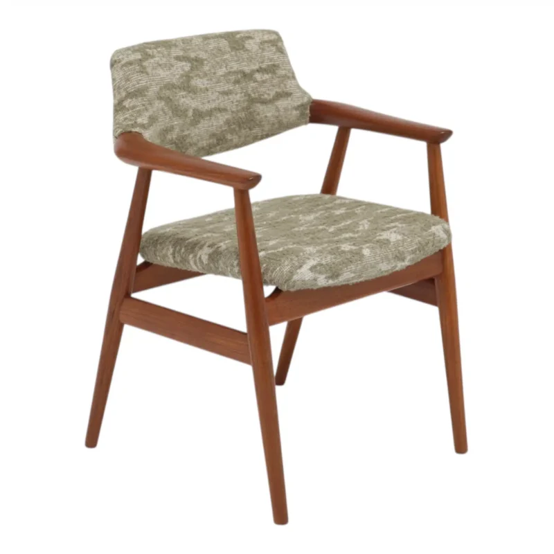 Erik Kirkegaard Teak Armchair Manufactured by Glostrup Denmark.